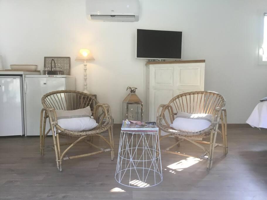 Studio De Charme Avec Piscine Fontaine-de-Vaucluse Εξωτερικό φωτογραφία